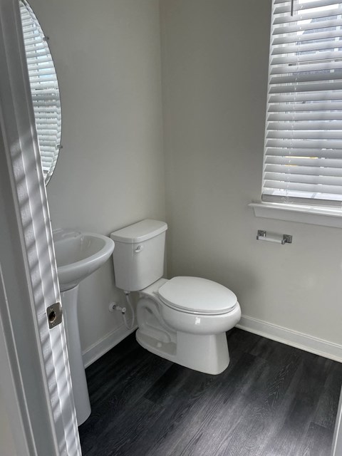 a small bathroom with a toilet and a sink