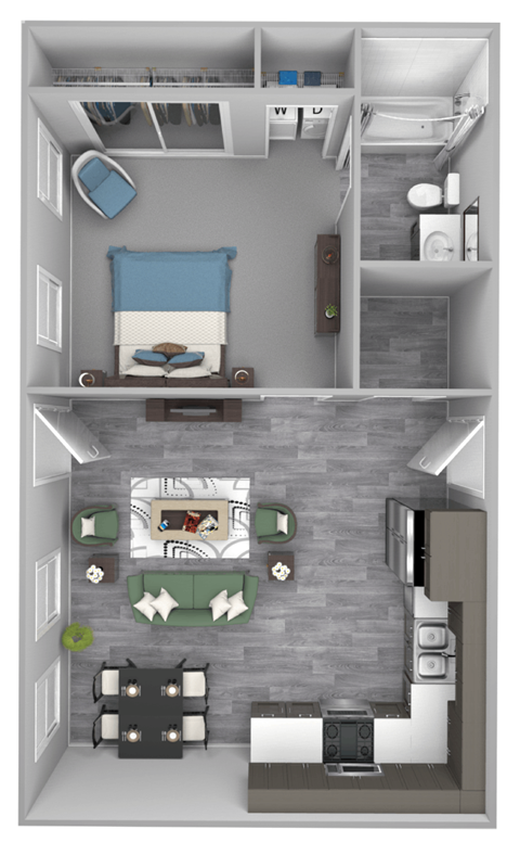 101 W Oxford St. Studio-2 Beds Apartment for Rent - Photo Gallery 22