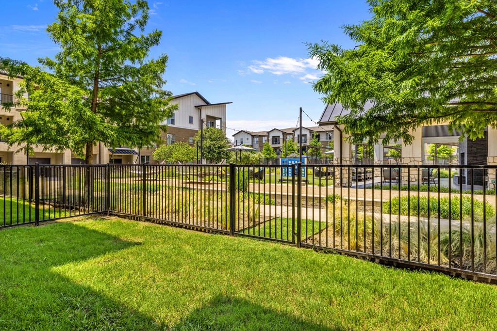 fenced-in yard available