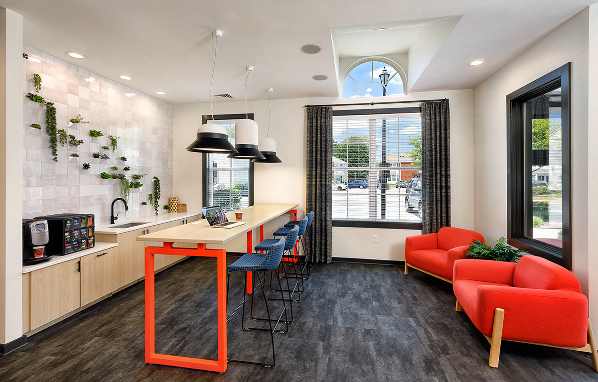 24-Hour Clubhouse with Coffee Bar and Wi-Fi