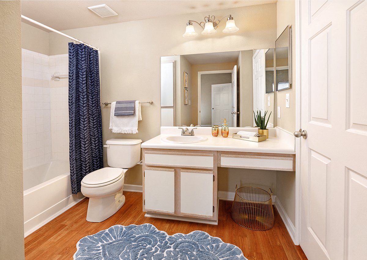 a bathroom with a toilet and a sink and a mirror