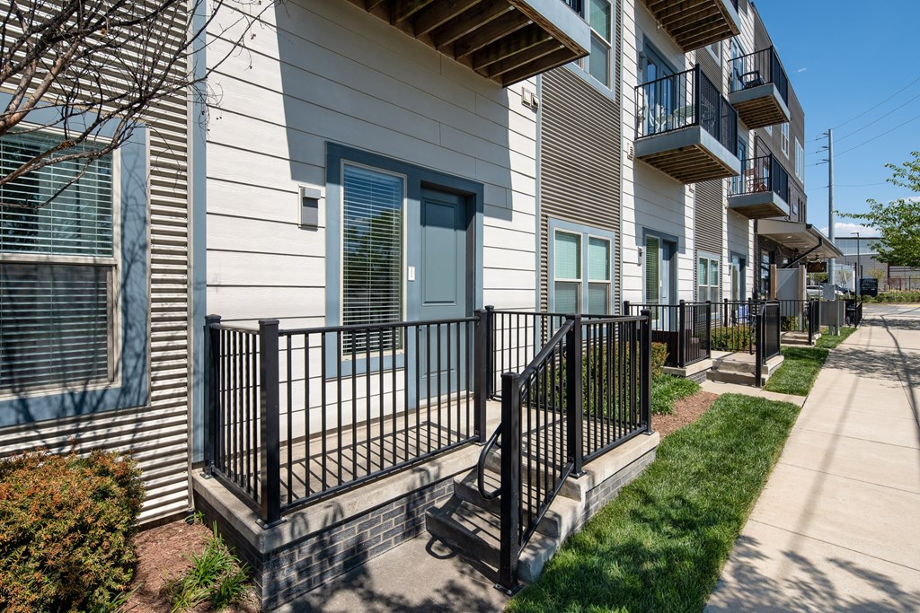 our apartments offer a porch for you to enjoy