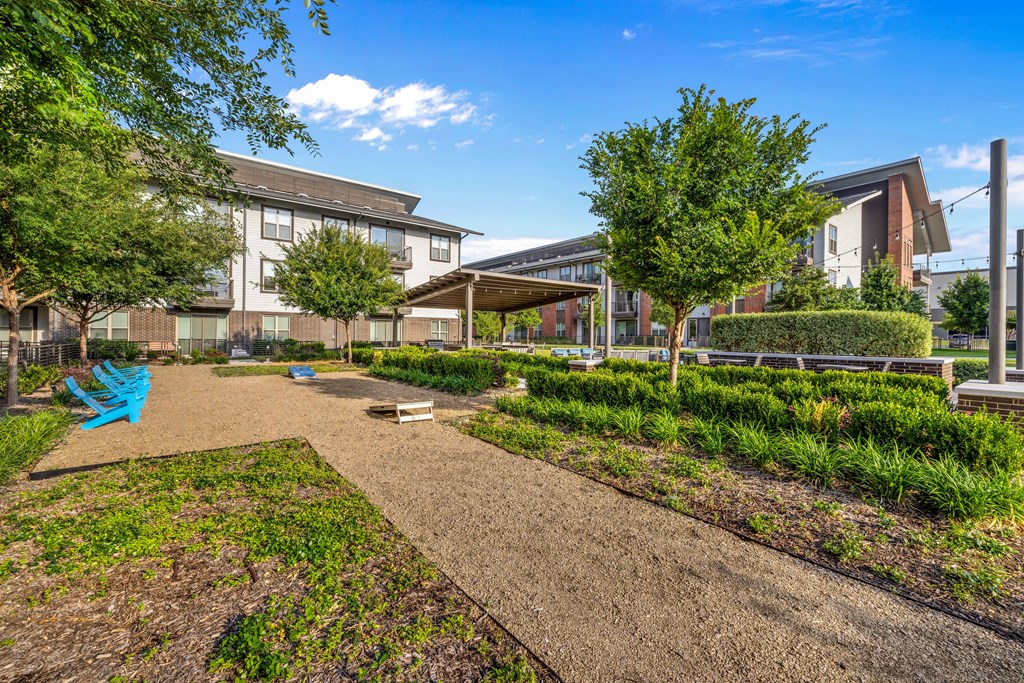 Yard Game and Lounge Area