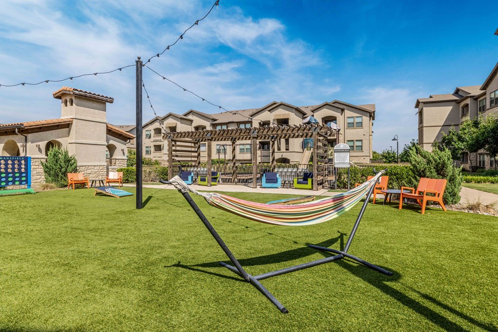 Yard Game and Lounge Area