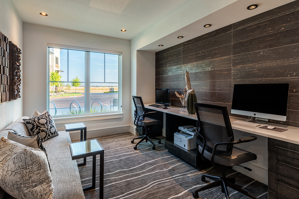 24-Hour Business Center with Computers and Printer