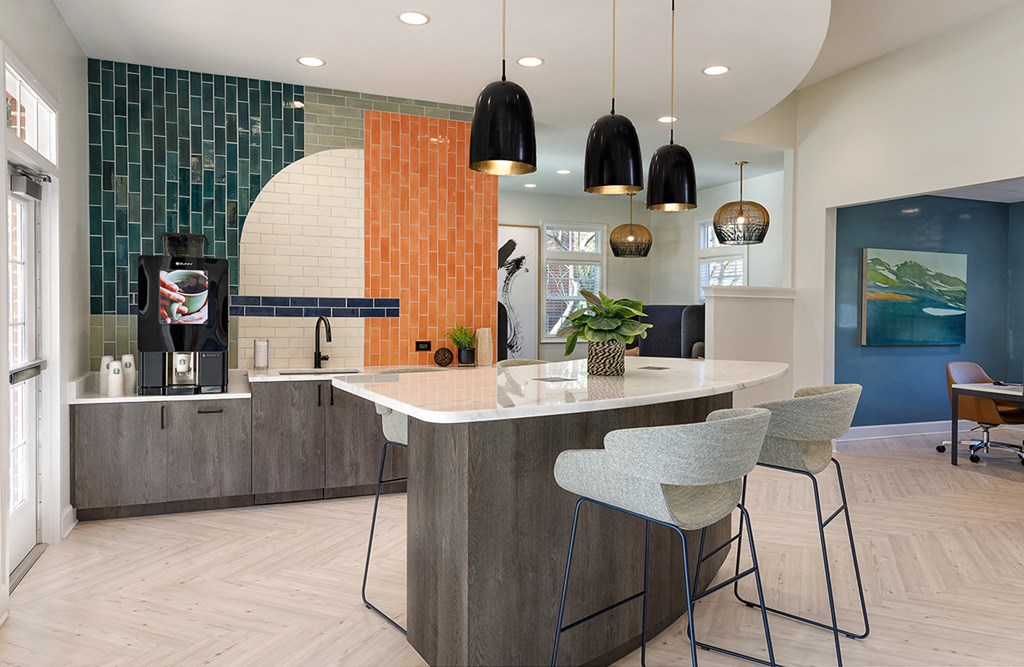 24-Hour Clubhouse with Coffee Bar and Wi-Fi