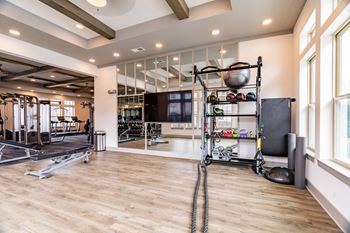 the gym