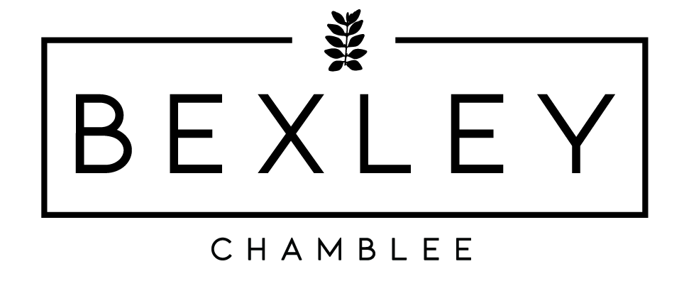 A logo with the word "BEXLEY" in large letters and "CHAMBLEE" below it.