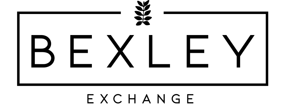 A logo with the word "BEXLEY" in large letters and "EXCHANGE" below it.