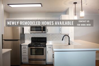 Newly Remodeled Homes Available