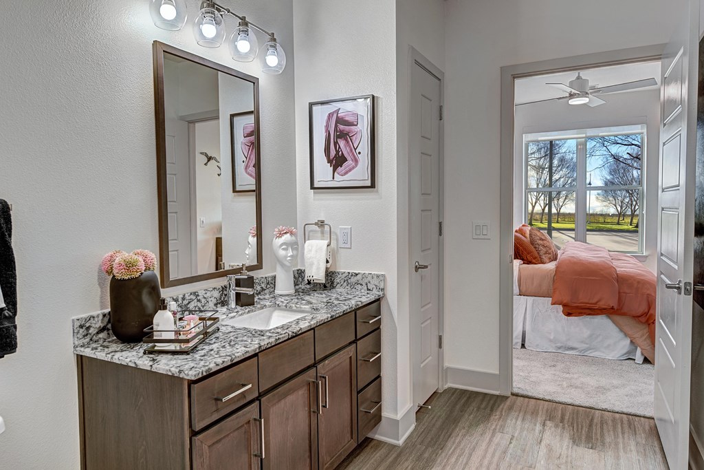 Bathroom with Granite Countertops