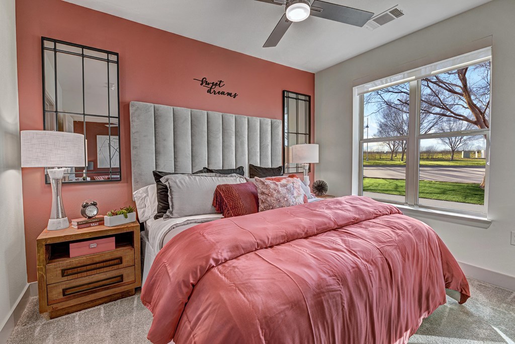 Ceiling Fans in Living Room and Bedrooms