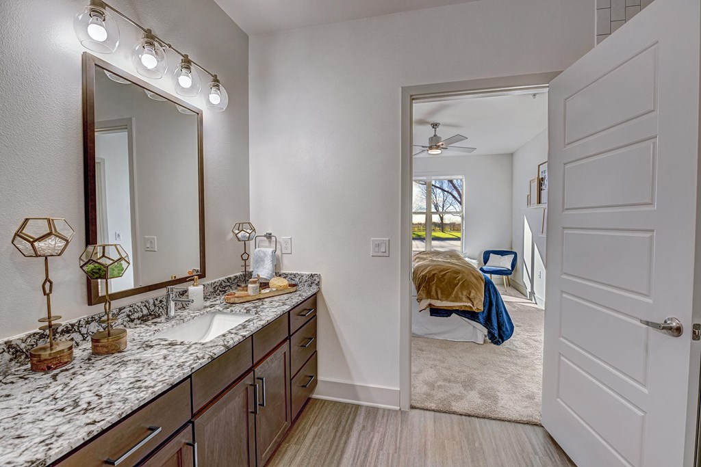 Bathroom with Granite Countertops