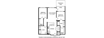 a floor plan of a house
