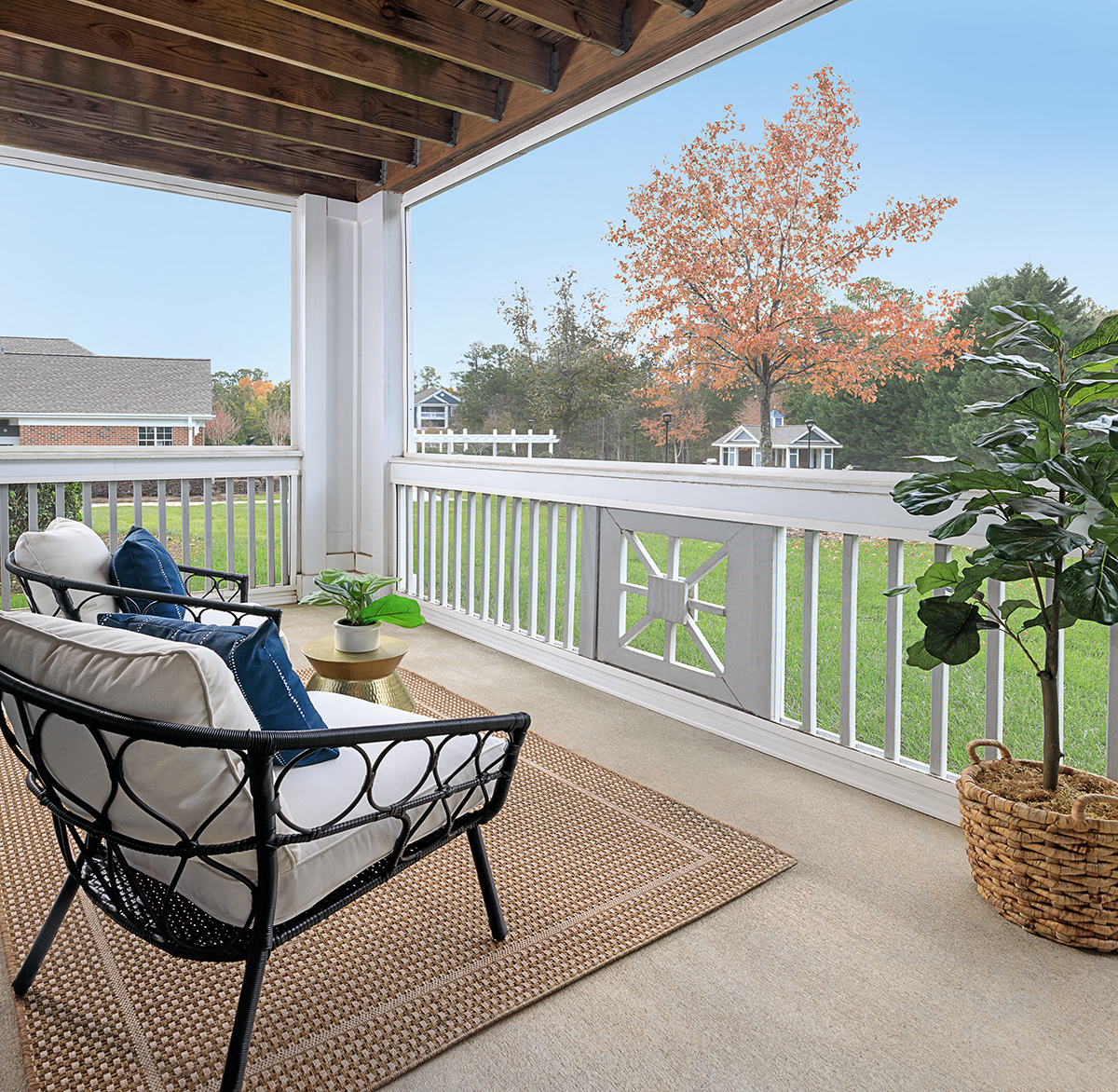 Windcrest Model Screened-in Patio