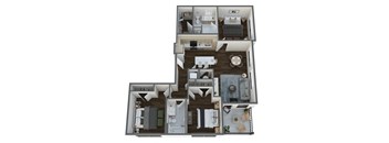 the citrus 303 floor plan  residences  276 square feet