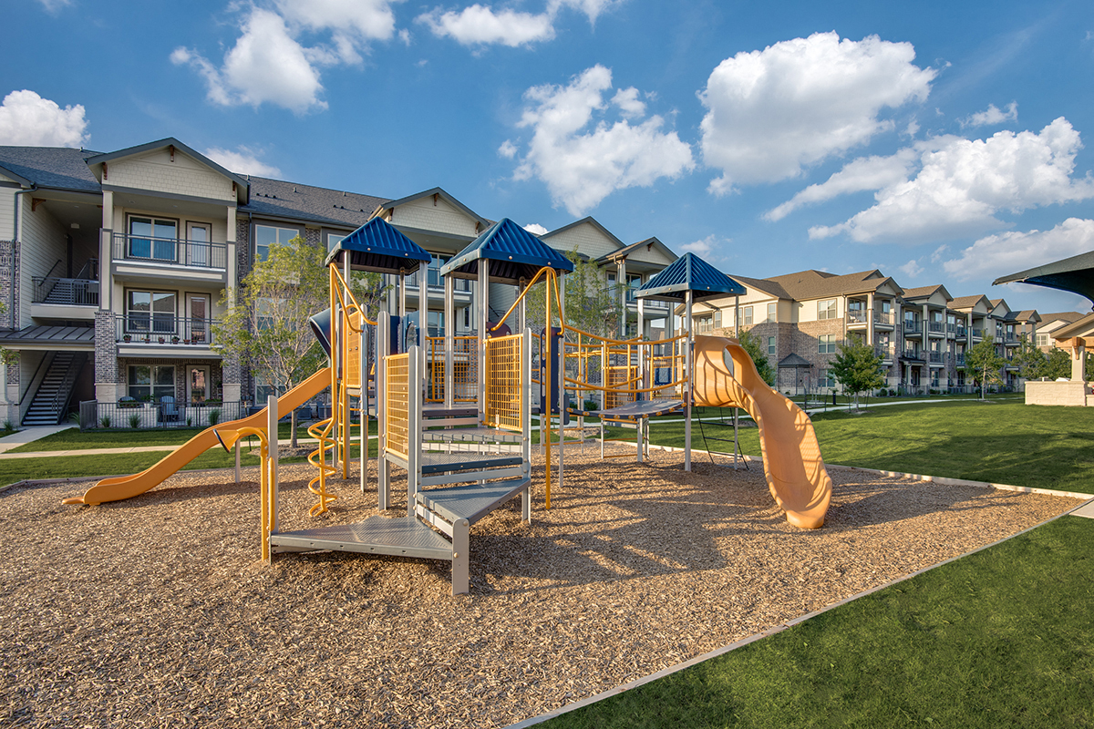 our apartments have a playground for your kids to play