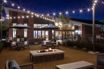 Poolside Lounge with Fireplace and Grills.