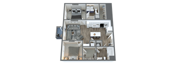 the residencia floor plan  460 sq ft
