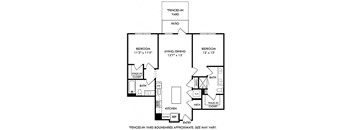 a floor plan of a house