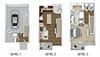 The Meredith Townhome with Fenced-in Yard The Meredith + Fenced-in Yard. 1 bedroom townhome. Kitchen with bartop open to living/dinning rooms. 1 full bathroom + powder room. Walk-in closet. Patio/balcony open to yard. Garage on first floor.