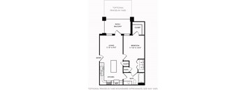A black and white image of a house floor plan.