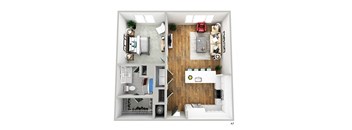 bedroom floor plan | the residences at sawmill park