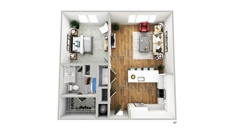 bedroom floor plan | the residences at sawmill park