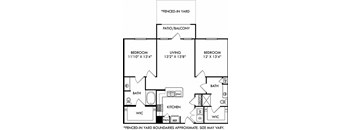 The Zilker. 2 bedroom apartment with Fenced-in yard. Kitchen with bartop open to living room. 2 full bathrooms, double vanity in master, shower stall in guest. Walk-in closets. Patio/balcony.