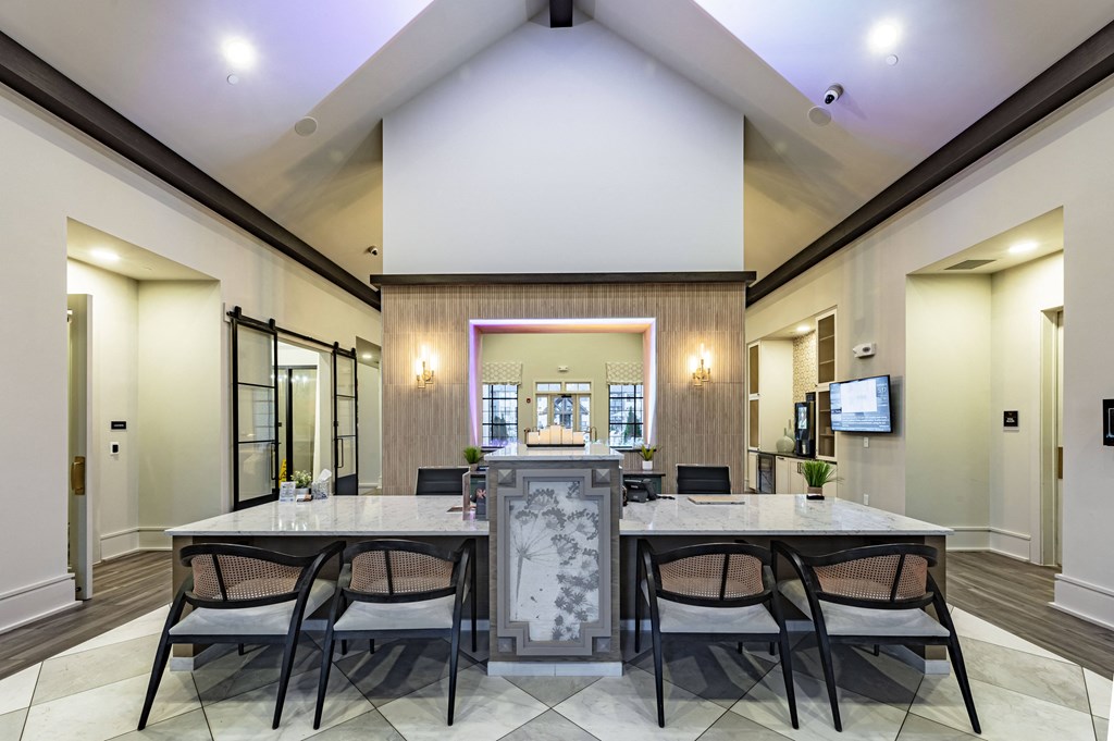 Welcoming Leasing Lobby