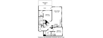 a floor plan of a house