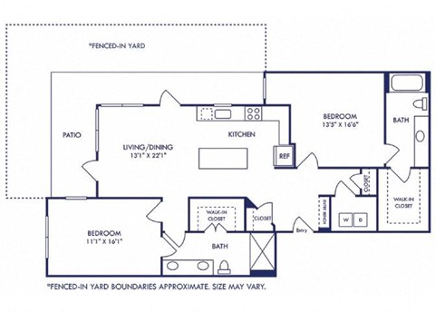 a floor plan of a house with bedrooms and bathrooms
