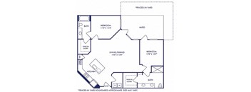 a blueprint of a floor plan of a house