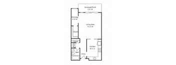 Chateau Floor Plan at Glen at Burnsville, Minnesota, 55337