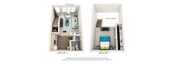 A1C - Dogwood I Classic - 1 bedroom 1 bathroomLoftat Lofts of Wilmington, Wilmington, North Carolina