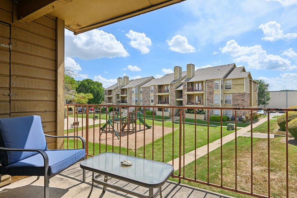 Private Balcony And Patio at The Glen, Lewisville, TX