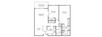 Tuscany Floor Plan at Glen at Burnsville, Burnsville, MN