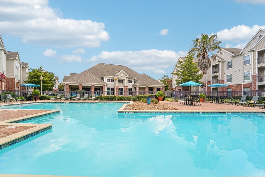 A large swimming pool at Kingwood Glen, Kingwood, TX, 77339