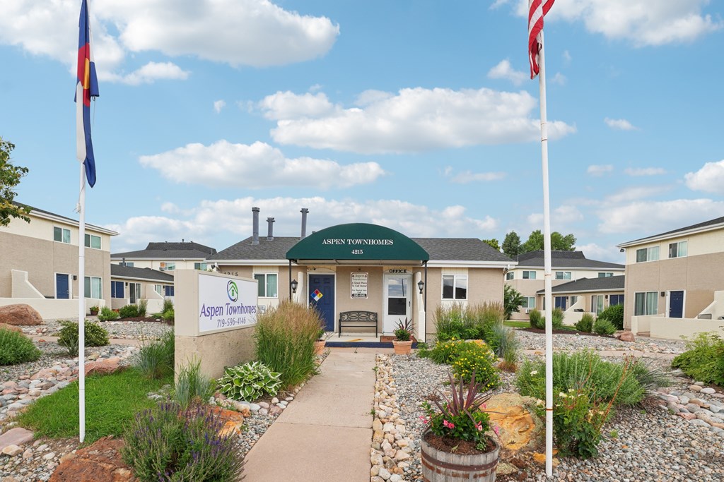 Property Signage at Aspen Townhomes, Colorado Springs, 80909