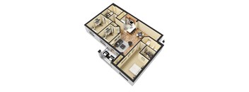 3 Bedroom Floor Plan at Heritage Bay, Jensen Beach Florida