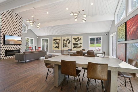 Clubhouse With TV at Canopy Glen, Norcross, GA, 30093