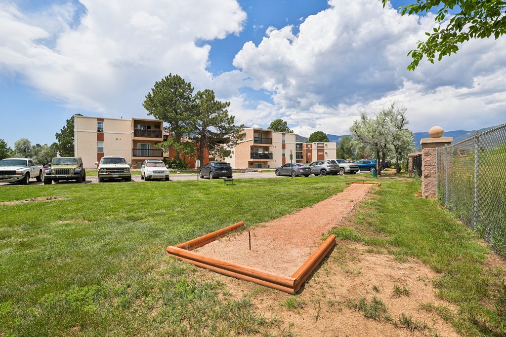 Bocce ball Court at Broadmoor Springs, Colorado