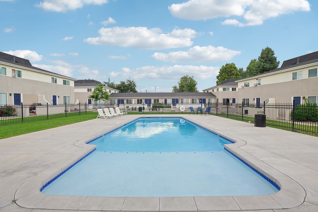 Sparkling Pool at Aspen Townhomes, Colorado Springs, Colorado