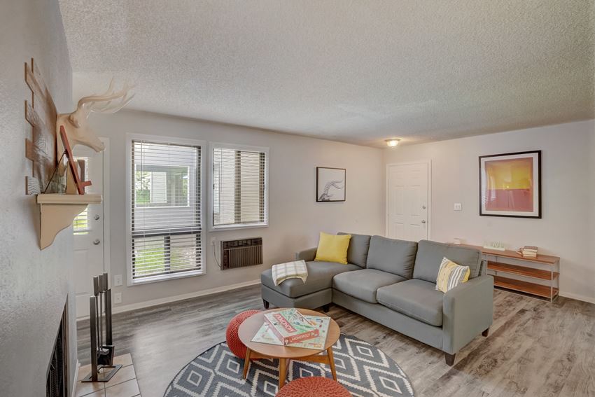 Model Living Room at Governor's Park, Fort Collins, CO - Photo Gallery