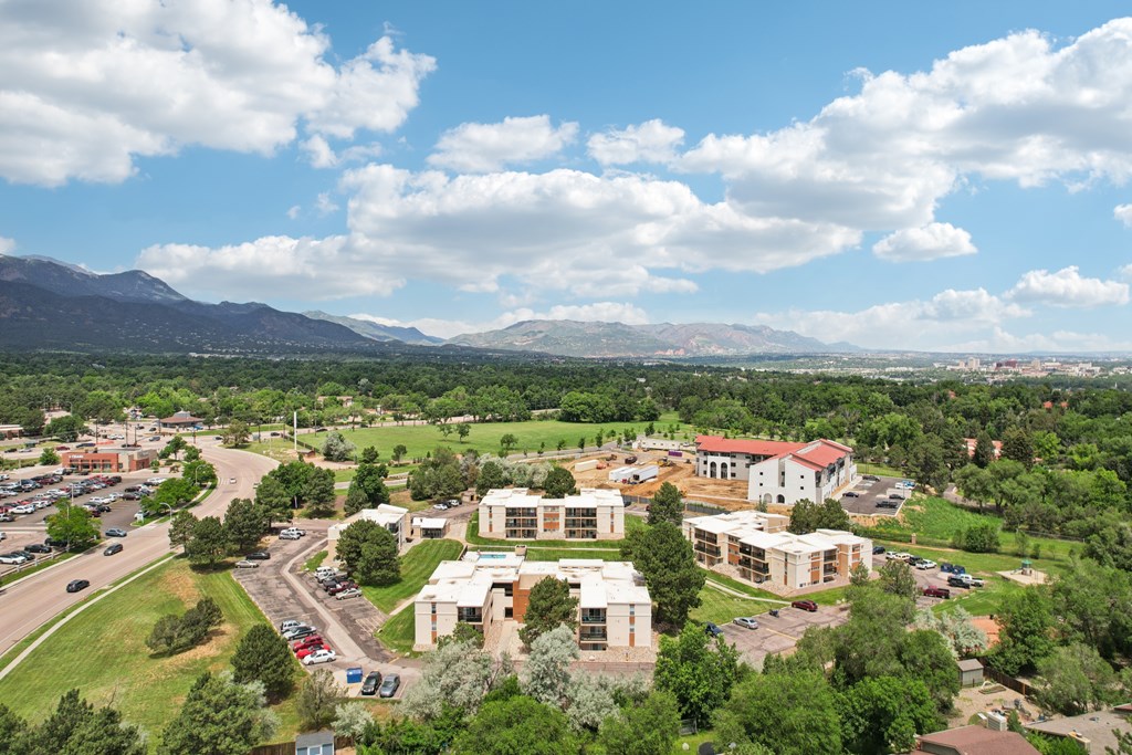 Aerial View at Broadmoor Springs, Colorado Springs, CO