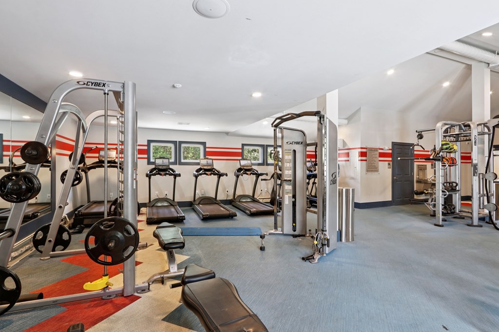 Modern Fitness Center at Heritage at the River, New Hampshire