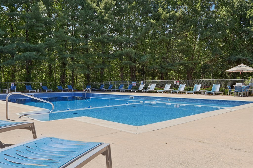 Poolside Relaxing Chairs at Heritage at the River, Manchester