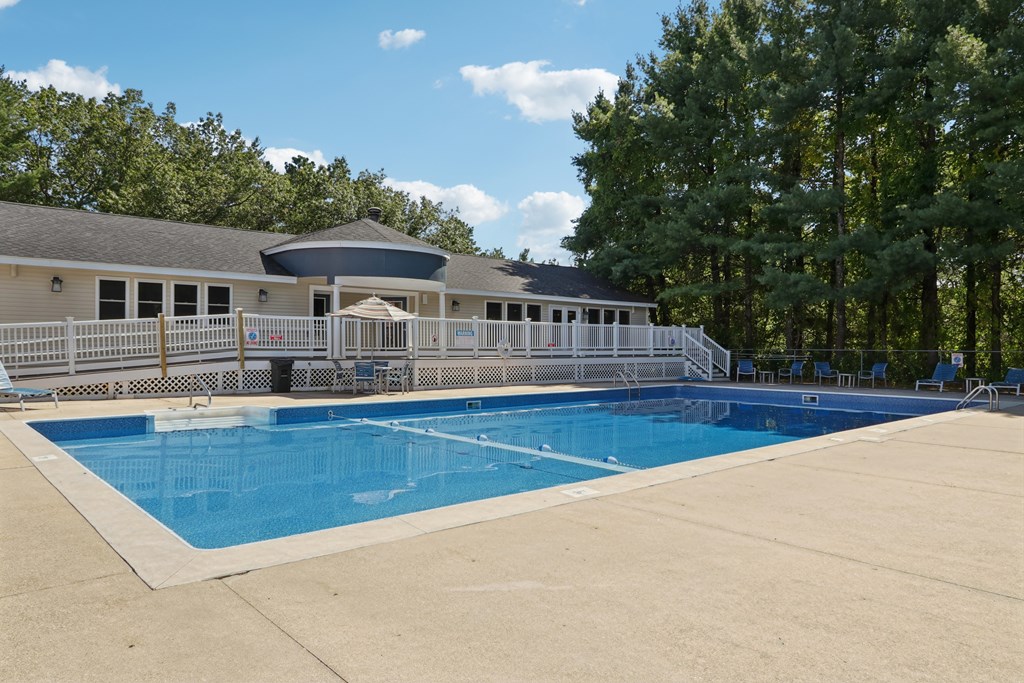 Sparkling Pool at Heritage at the River, Manchester, NH