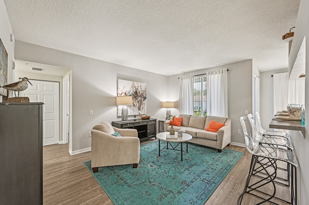 Modern Living Area at Heritage Bay, Jensen Beach, FL, 34957