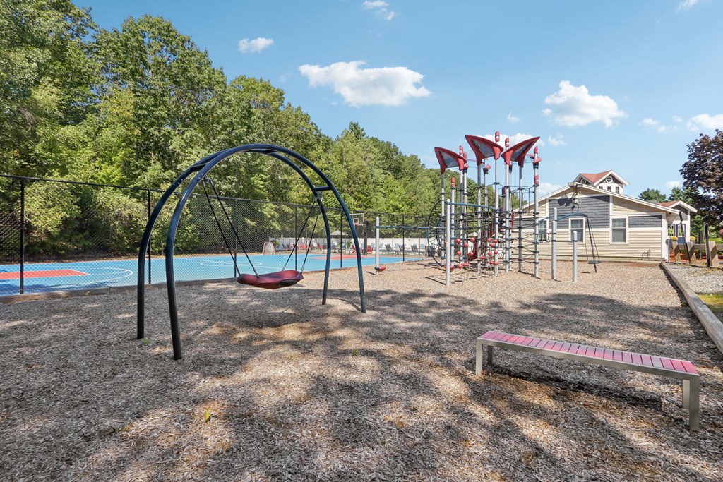 A playground at Heritage at the River, New Hampshire, 03102 